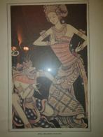 schilderijtje uit bali indonesie, Antiek en Kunst, Kunst | Niet-Westerse kunst, Ophalen