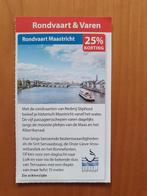 Rondvaart Maastricht Rederij Stiphout 25% korting, Drie personen of meer, Kortingsbon, Overige typen