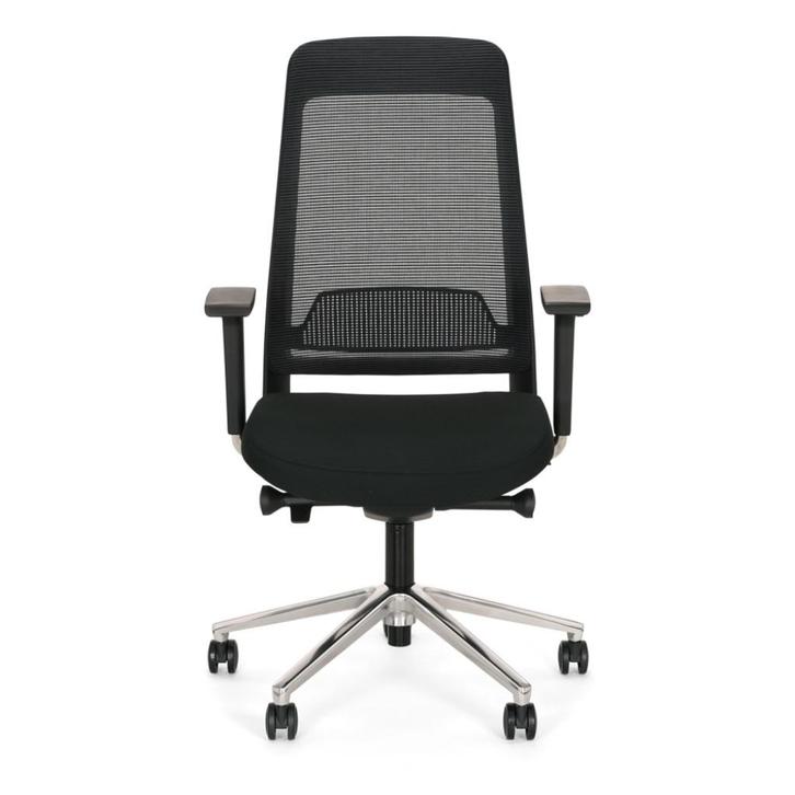 Ergonomische bureaustoel Ledderra van Cas, Huis en Inrichting, Bureaustoelen, Nieuw, Zwart, Ergonomisch, Ophalen of Verzenden