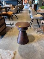 Bijzettafel donkerbruin hout verbouwing uitverkoop, Ophalen, Bruin, Nieuw, Eén