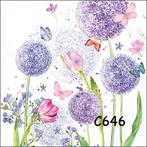 Servetten decoupage/bullet journal - allium C646, Verzenden, Nieuw, Materiaal