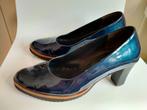 Donkerblauwe lak pumps maat 6,5/40, Gabor, comfortabele hak, Ophalen, Pumps, Blauw, Gabor