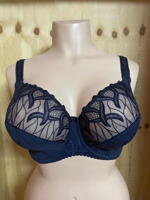 Louisa bracq bh 80i en 90i model julia nuit, Kleding | Dames, Ondergoed en Lingerie, BH, Blauw, Verzenden