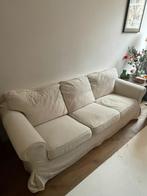 Witte/beige bank - Ikea Ektorp 3-zits, Huis en Inrichting, Ophalen, Gebruikt, 150 tot 200 cm, Driepersoons