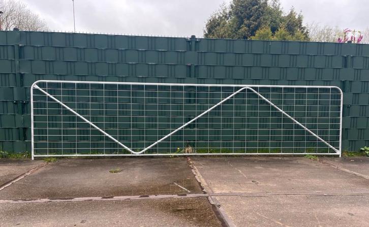 Weidepoort /landhek gegalvaniseerd 4.90m X 1.17 meter hoog, Dieren en Toebehoren, Overige Dieren-accessoires, Nieuw, Ophalen