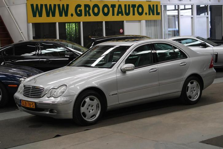 Mercedes-Benz C-Klasse 240 Elegance Automaat Airco, Cruise c, Auto's, Oldtimers, Bedrijf, Te koop, ABS, Airbags, Airconditioning