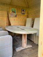Ovale Teakhouten tuintafel Kees Smit 200 x 120 x 73H cm, Ophalen, Gebruikt, Ovaal, Teakhout