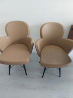 6 eettafel stoelen, beige, 50€ totaalprijs, Huis en Inrichting, Ophalen, Gebruikt