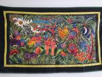 Quilt wandkleed jungle - prachtige details!!!, Antiek en Kunst, Antiek | Kleden en Textiel, Ophalen of Verzenden