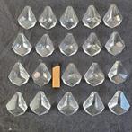 20 XXXL pegels diamant vlieger onderdelen kroonluchter, Ophalen of Verzenden, Gebruikt, Glas