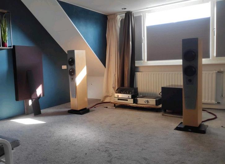 Dynaudio Contour S3.4, Audio, Tv en Foto, Luidsprekers, Front, Rear of Stereo speakers, 120 watt of meer, Overige merken, Ophalen
