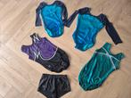 Turnpakje maat 152 en 164. Blauw zwart paars groen, Kindermaat 146 t/m 176, Ophalen of Verzenden, Zo goed als nieuw, Turnpak(je)