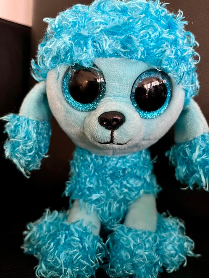 Knuffel Ty Beanie Buddy poedel Mandy - 18cm, Kinderen en Baby's, Speelgoed | Knuffels en Pluche, Zo goed als nieuw, Hond, Ophalen of Verzenden