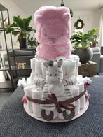 Luiertaart meisje kraamkado op aanvraag, Ophalen, Nieuw, Kraamcadeau