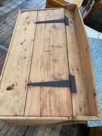 Stoere houtkist voorraadkidt speelgoedkist kist, Antiek en Kunst, Curiosa en Brocante, Ophalen