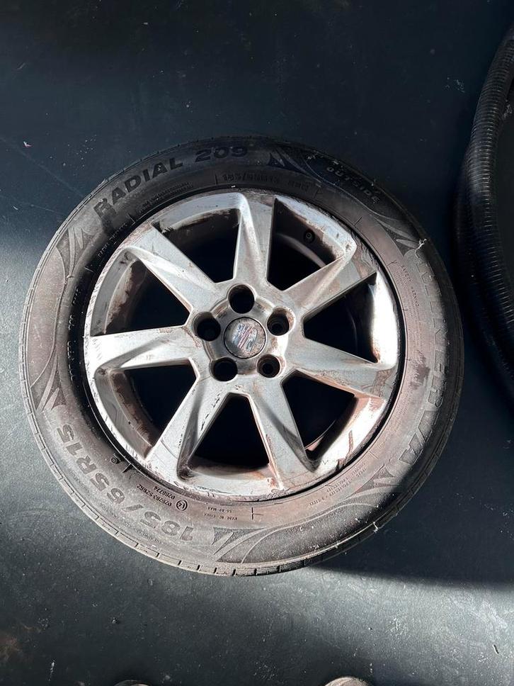 4x originele SEAT velgen met banden 185/65 R15, Auto-onderdelen, Banden en Velgen, Band(en), Zomerbanden, 15 inch, 185 mm, Ophalen