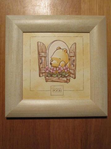 Disney houten schilderijtjes 23x23cm Pooh,Iejoor,Knor,Teiget beschikbaar voor biedingen