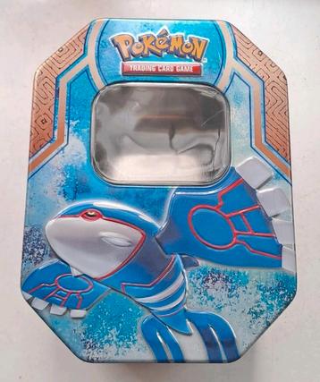Pokémon Kyogre Tin – originele metalen verzamelbox (2015) beschikbaar voor biedingen