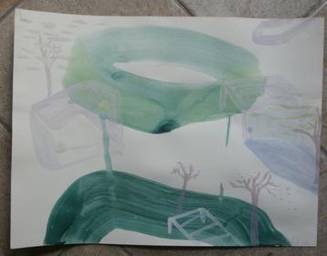 Sandra Kruisbrink - aquarel uit 2001 beschikbaar voor biedingen