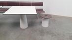 Moooi container table + low voet wit classic dutch design, Ophalen, Kunststof, Gebruikt, Moooi
