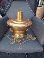 Vintage Brass Hot Pot met Schepjes, Ophalen