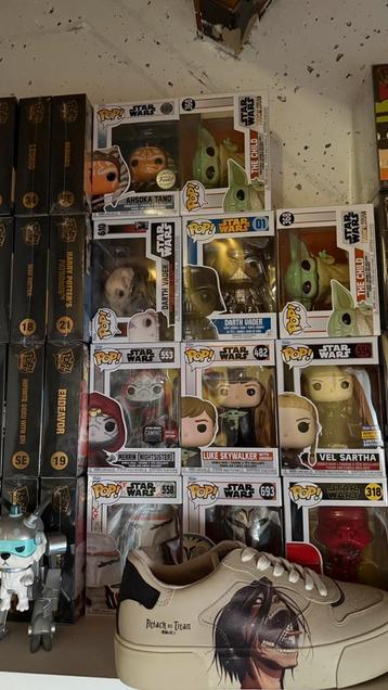 Diverse StarWars FunkoPops! beschikbaar voor biedingen