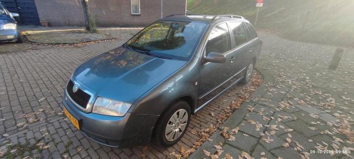 Skoda Fabia 1.4 Combi 55KW 2004 Grijs, Auto's, Skoda, Particulier, Fabia, ABS, Achteruitrijcamera, Benzine, C, Stationwagon, Handgeschakeld