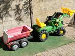 Rolly Trac Lader John Deere tractor & Halfpipe kiepwagen, Kinderen en Baby's, Speelgoed | Buiten | Voertuigen en Loopfietsen, Ophalen