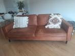 Bank congnac bruin 2,5 zits, Ophalen, Overige materialen, Gebruikt, 100 tot 125 cm