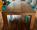 Grote Teak houten eetkamertafel tafel 200x110cm en 78cm hoog, Huis en Inrichting, Tafels | Eettafels, Ophalen, 100 tot 150 cm