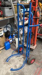 Bandensteekwagen - Blauw, Ophalen, Gebruikt