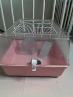 Knaagdierenkooi inclusief reismand te koop, Dieren en Toebehoren, Kooi, Gebruikt, Minder dan 75 cm, Ophalen