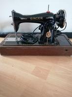 Vintage antieke Singer naaimachine, Ophalen