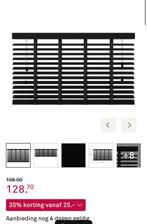 Zwart houten jaloezieën lamellen 2x 140x180, Huis en Inrichting, Ophalen, Zo goed als nieuw, Zwart, 150 tot 200 cm