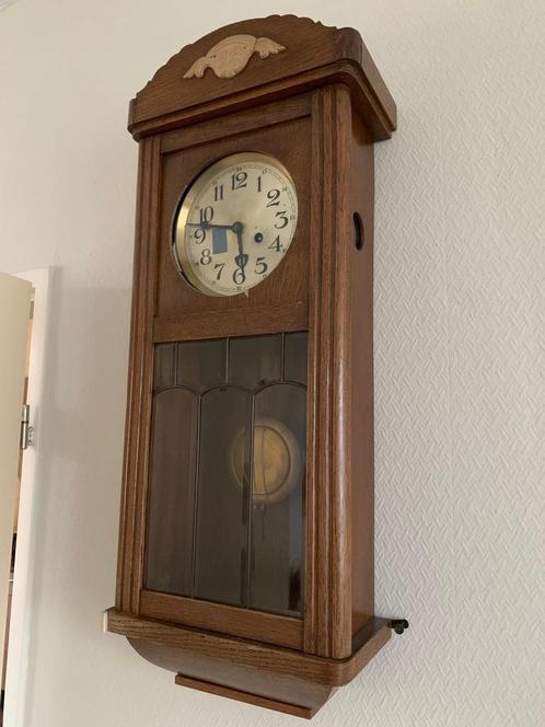 2 Antieke Hangklokken, Antiek en Kunst, Antiek | Klokken, Ophalen of Verzenden