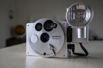 OLYMPUS O-PRODUCT 35 mm analoge point & shoot design camera. beschikbaar voor biedingen