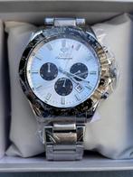 Hodler zenith horloge nieuw, Sieraden, Tassen en Uiterlijk, Horloges | Heren, Overige merken, Staal, Staal, Polshorloge