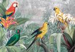 Papegaaien jungle fotobehang, Amazone, Vogels, Muurdeco4kids, Verzenden, Jungledieren, junglebehang