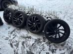 17” zwarte Vw Golf 7 8 Caddy A3 velgen Winterbanden 5x112, Auto-onderdelen, Ophalen, Gebruikt, Banden en Velgen, 17 inch