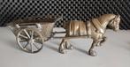 Messing paard en wagen., Antiek en Kunst, Ophalen