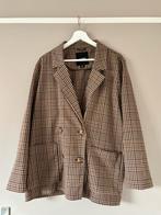 Geruitte blazer Monki maat M, Ophalen of Verzenden, Zo goed als nieuw, Maat 38/40 (M), Bruin