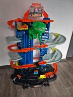Hot Wheels Ultimate garage dinosaurus, Ophalen, Racebaan, Zo goed als nieuw, Hot Wheels