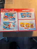 Disney Planes Puzzel, Memo & Domino Set, Ophalen of Verzenden, Minder dan 500 stukjes, Zo goed als nieuw, Legpuzzel