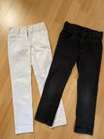 Witte en zwarte katoenen broeken van Vinrose. Maat 116, Vinrose, Meisje, Ophalen of Verzenden, Broek