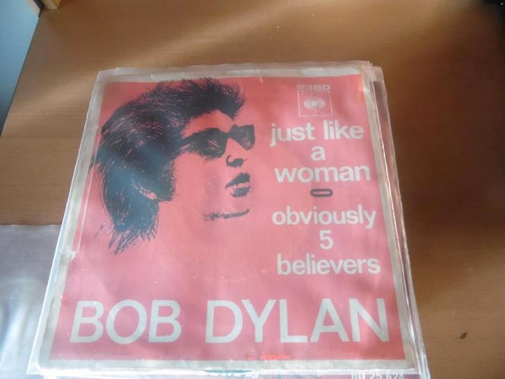 bob dylan. just like a woman., Cd's en Dvd's, Vinyl Singles, Gebruikt, Single, Overige genres, 7 inch, Ophalen