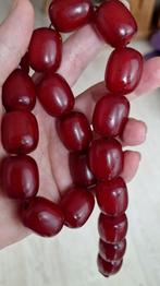 Antieke Cherry Faturan /bakeliet met werveleffect, 161gramm, Ophalen, Overige materialen, Ketting