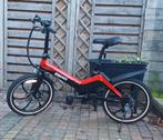 DUCATI MG-20 Zwart/Rood vouwfiets zgan elektrische fiets, 20 inch of meer, Versnellingen, Zo goed als nieuw, Totaal opvouwbaar