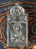 Mooie oude vintage Chinese hanger met Boeddha en draak 9 cm., Antiek en Kunst, Kunst | Niet-Westerse kunst, Ophalen of Verzenden