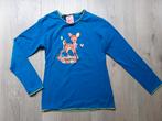 Mim-pi longsleeve shirt blauw hert maat 140 voor een meisje., Kinderen en Baby's, Kinderkleding | Maat 140, Mim-pi, Meisje, Ophalen of Verzenden