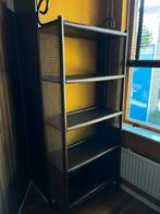 Vintage rotan open boekenkast, Huis en Inrichting, Kasten | Boekenkasten, Ophalen, Met plank(en), Gebruikt, 50 tot 100 cm